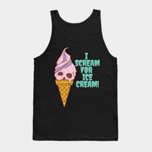 I Scream for Ice Cream Tank Top